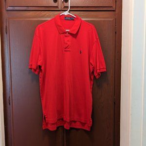 Mens vintage Red Polo